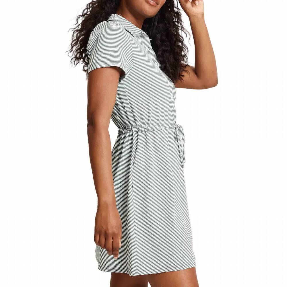 NEW TOMMY BAHAMA women's costa wave short sleeve dress in blue